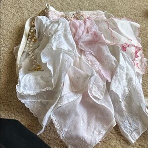 Elegant Pink and White Crossbody Bag